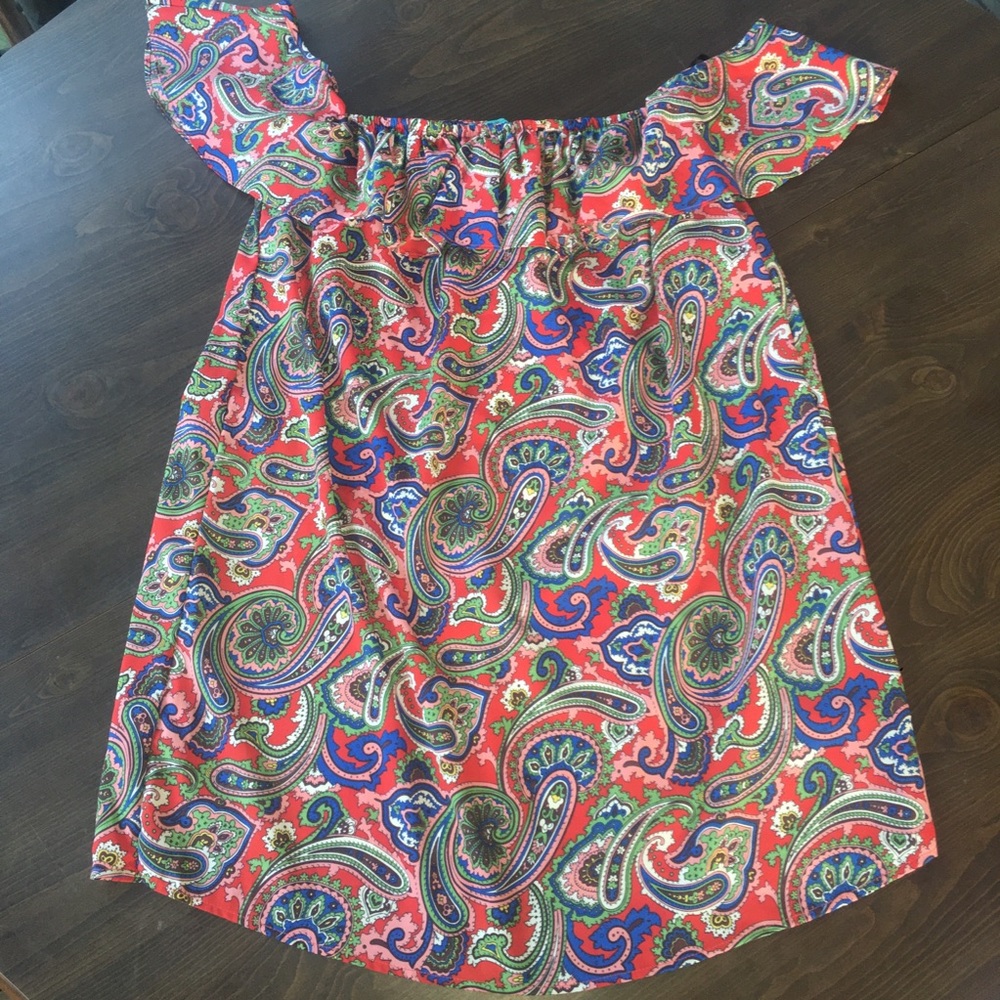 CuTe* Turquoise Haven Paisley Tunic Dress